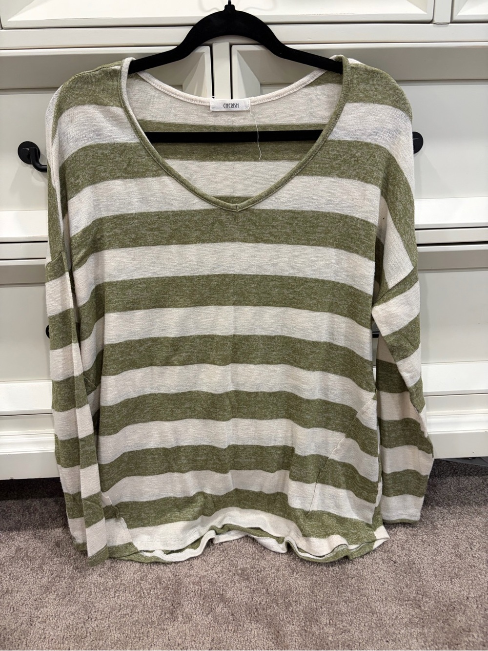 Long Sleeve Blouse Green
